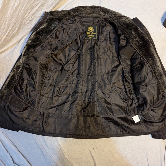 Blue guru  100% real leather jacket - Picture 8 of 9